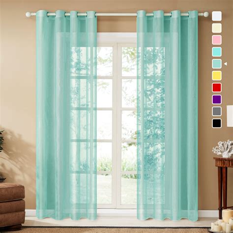 Polyester Sheer Rod Pocket Curtain Pair (Set of 2) by Latitude Run®. From $19.99 ( $10.00 per item) $24.99. Open Box Price: $18.39. ( 71) Fast Delivery. 